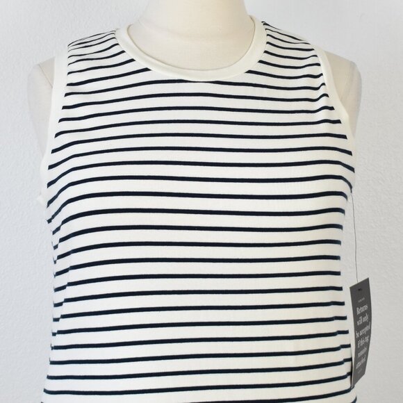 Pomander Place Navy Stripe Gio Maxi Dress NEW - XXL - Picture 2 of 10